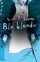blå blondine bokomslag samlaget ungdomsbok
